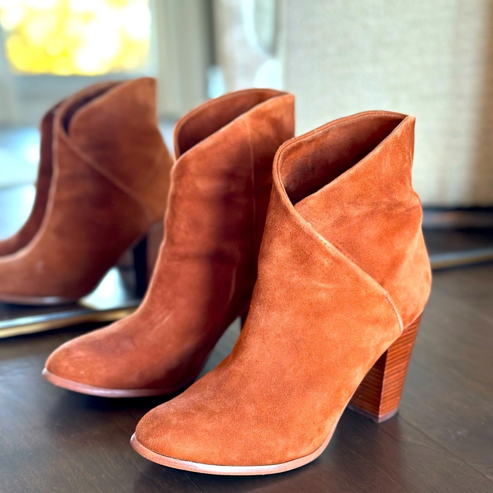 Paige Cognac Booties